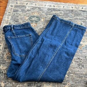 Ava & Viv Deep Blue Wide Leg Jeans